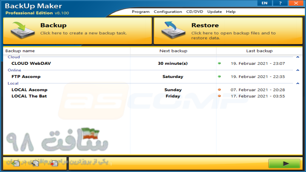 BackUp Maker Professional Free Download