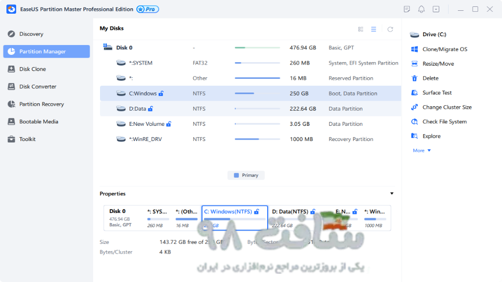 EaseUS Partition Master Full Download