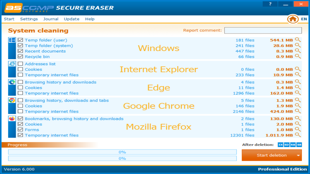 Secure Eraser Professional Free Download