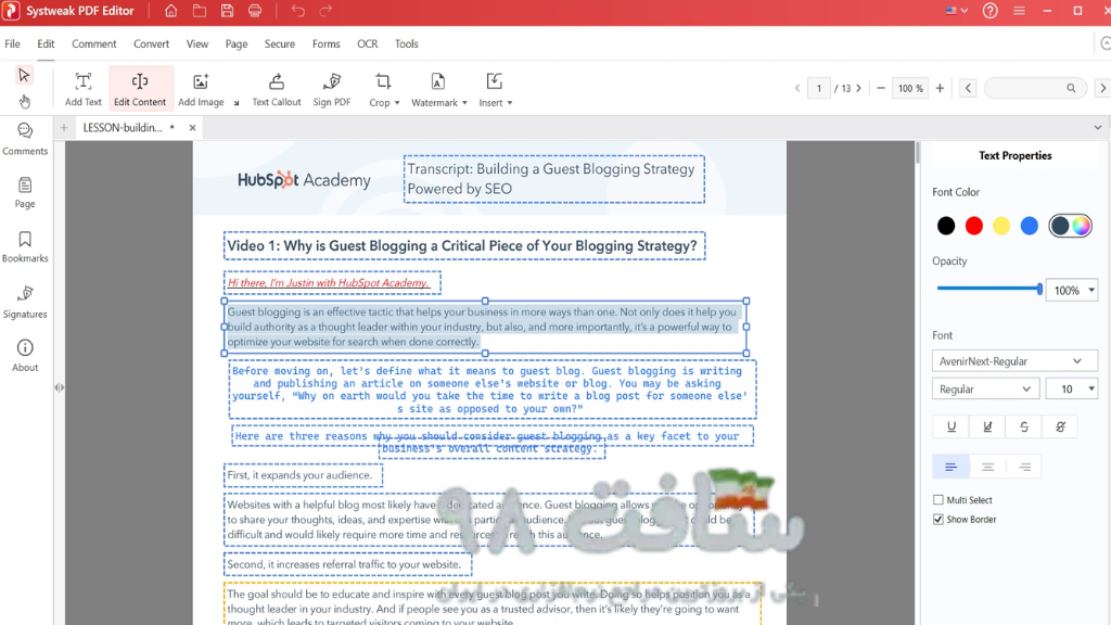 Systweak PDF Editor Full Download