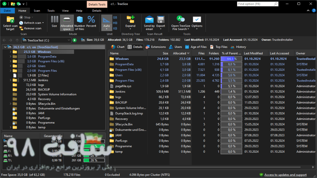 TreeSize Professional Free Download